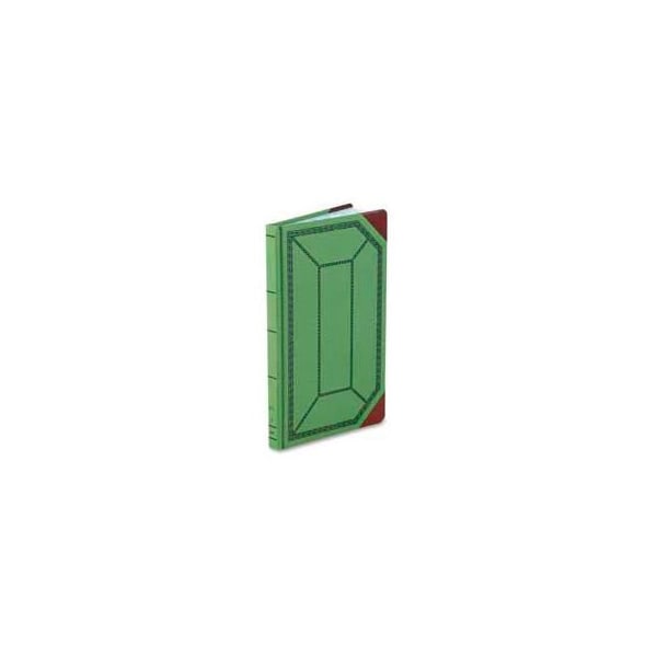Esselte Boorum & Pease Account Book, Record Ruled, 12-1/2" x 7-3/4", Olive Green Cover, 300 Sheets/Pad 6718300R - main